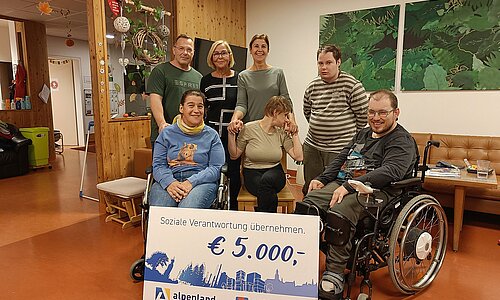 Gruppenfoto von Team Verein Tagesstätte Lebensraum Bad Fischau-Brunn