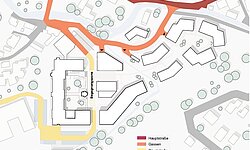 Grafik Begegnungszone Gablitz inkl. Legende